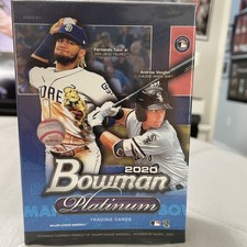 2020 BOWMAN MLB PLATINUM HANGER BOX Brand New Sealed Icy Parallel Baseball