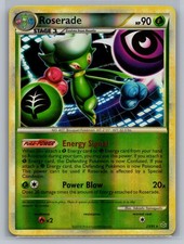 Roserade Unleashed #23/95 Rare, Reverse Holo Pokemon Card