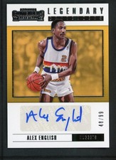 2017-18 ALEX ENGLISH 48/99 AUTO PANINI CONTENDERS LEGENDARY AUTOGRAPHS