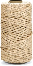 Twine String 5Mm 164Feet,All-Purpose Natural Jute Twine Rope - Heavy Duty for DI