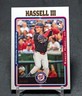 Robert Hassell III Rookie RC 2025 Topps Archives Card #229 Washington Nationals