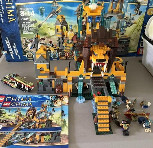 LEGO Legends of Chima 70010 Lion Chi Temple W Box & Instructions Incomplete
