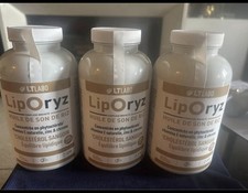 Lot 3 LTLABO LipOryz Huile de son de riz phytostérols vitamine E zinc chrome x3