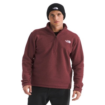 The North Face Men's Textured Cap Rock Midweight Fleece Quarter Zip Pullover,
