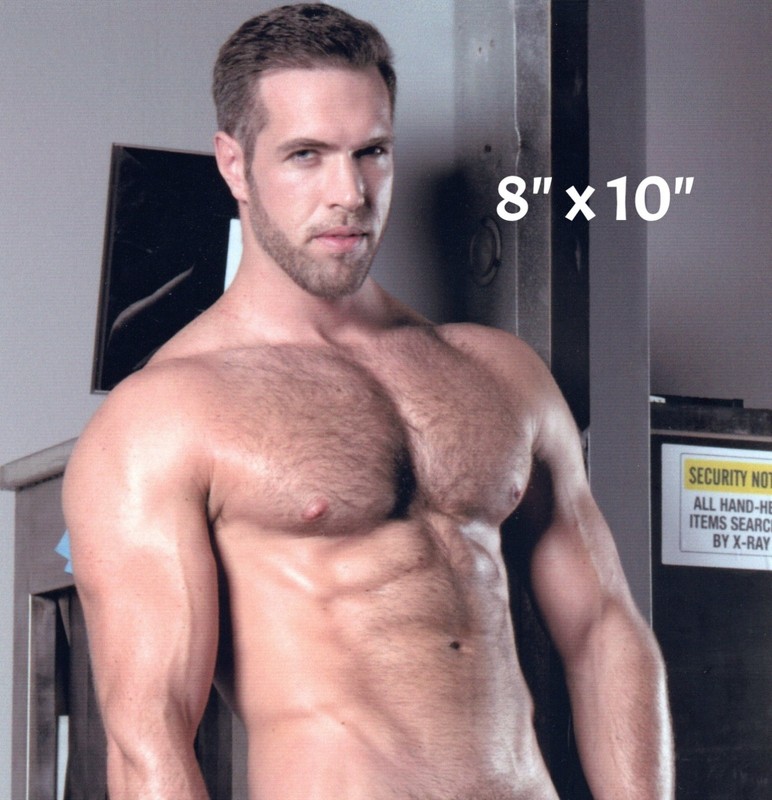 Alex Hung Hairy & Sexy Muscle Daddy 8x10 Photo Photograph Reprint 151