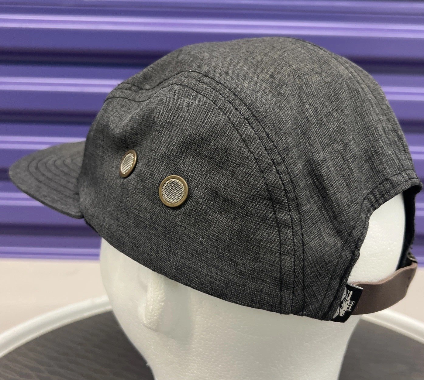 Spacecraft 5 Panel Hat Leather Strapback Patch EX… - image 6