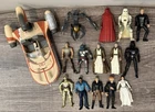 Vintage 80s 90s Star Wars Figures Lot Power of the Force Land Speeder Kenner Toy