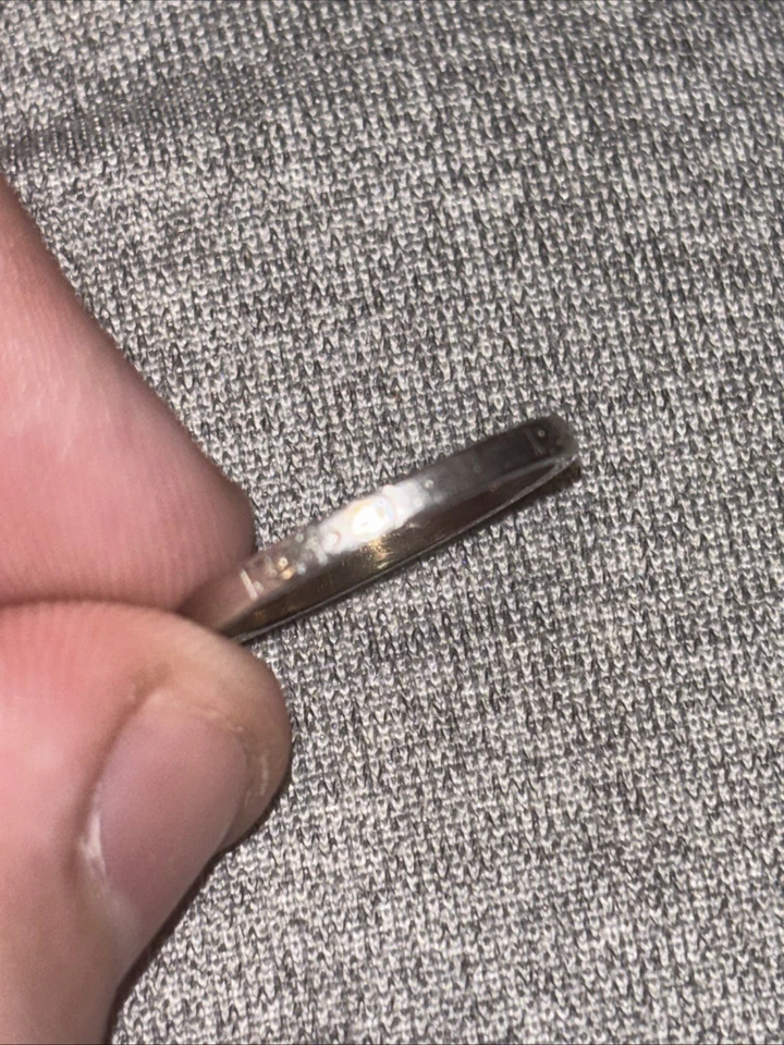 Conjunto de alianza de boda de platino de 0,4 quilates con anillo de joyería de diamantes naturales talla 8 Foto 4 de 4