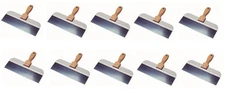10 Pack Kraft Tool DW910PF 10"x 3" Blue Steel Deluxe Taping Knife ProForm Handle