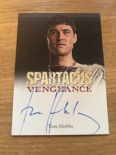 2013 SPARTACUS VENGENCE TOM HOBBS AUTOGRAPH FACING FORWARD VARIATION