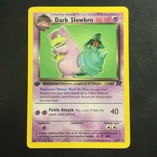 Pokémon Vintage First Edition Dark Slowbro 29/82 Team Rocket Wotc Non-Holo Rare