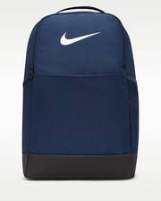 Nike Brasilia Backpack Blue/Black 24L Padded Adjustable Straps Zip Logo-used