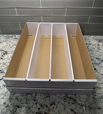2-Pack 3200-count Trading Card Storage Box Fits Toploaders