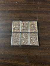 1999 Pokemon Burger King 23K Gold Plated Full Set of 6 w/ COA Charizard, Pikachu