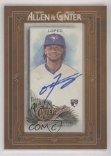 2022 Topps Allen & Ginter Framed Mini Auto Otto Lopez #MA-OL Auto 0x0p