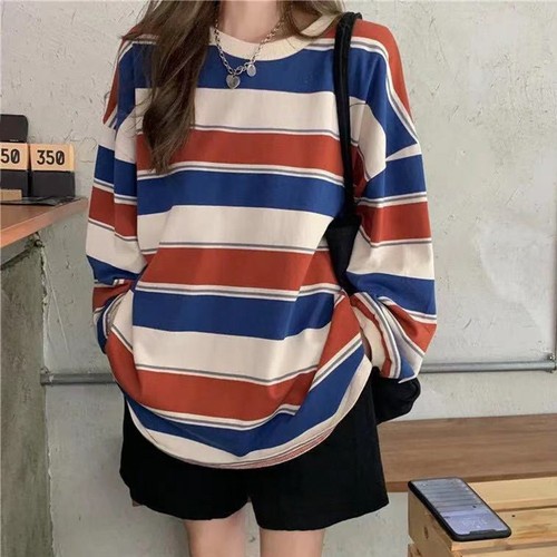 Stylish Harajuku Pullovers for Women Korean Fashion Sweatshirt Couples - Picture 3 of 27