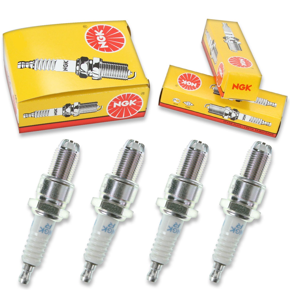 4 pc NGK 5685 BPR5EKU Standard Spark Plugs for W9LDCR W16ETR-S V99-75-0028 yd