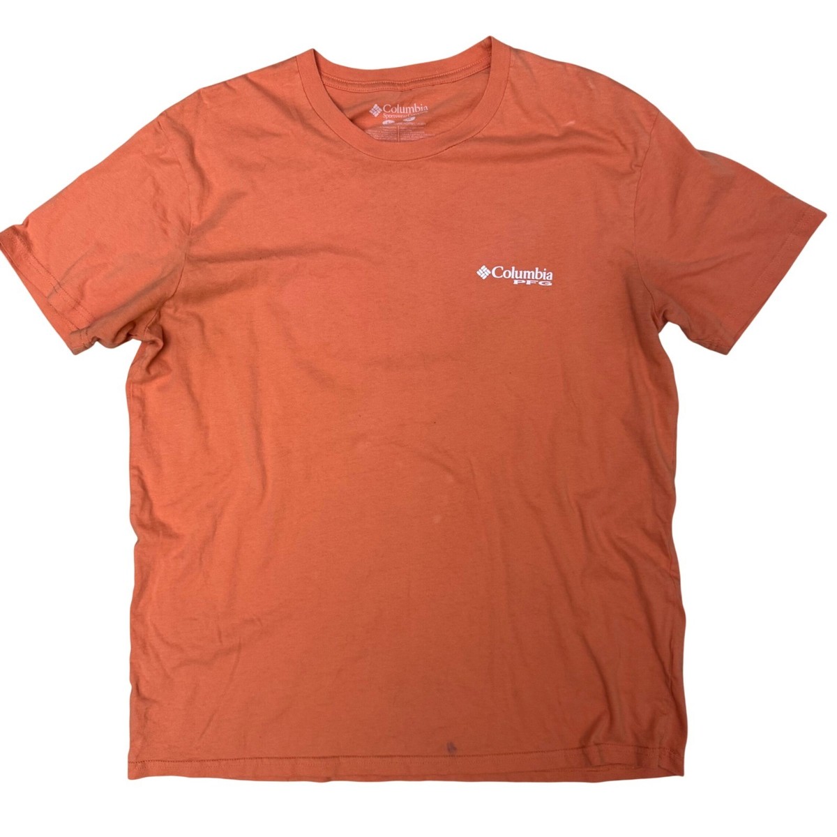 Chemise Columbia Pour Homme - Medium - Orange - Manches Courtes - PFG
