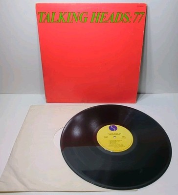  VINTAGE  Talking Heads 77 LP Vinyl Sire 1977 SR 6036 - VG Album