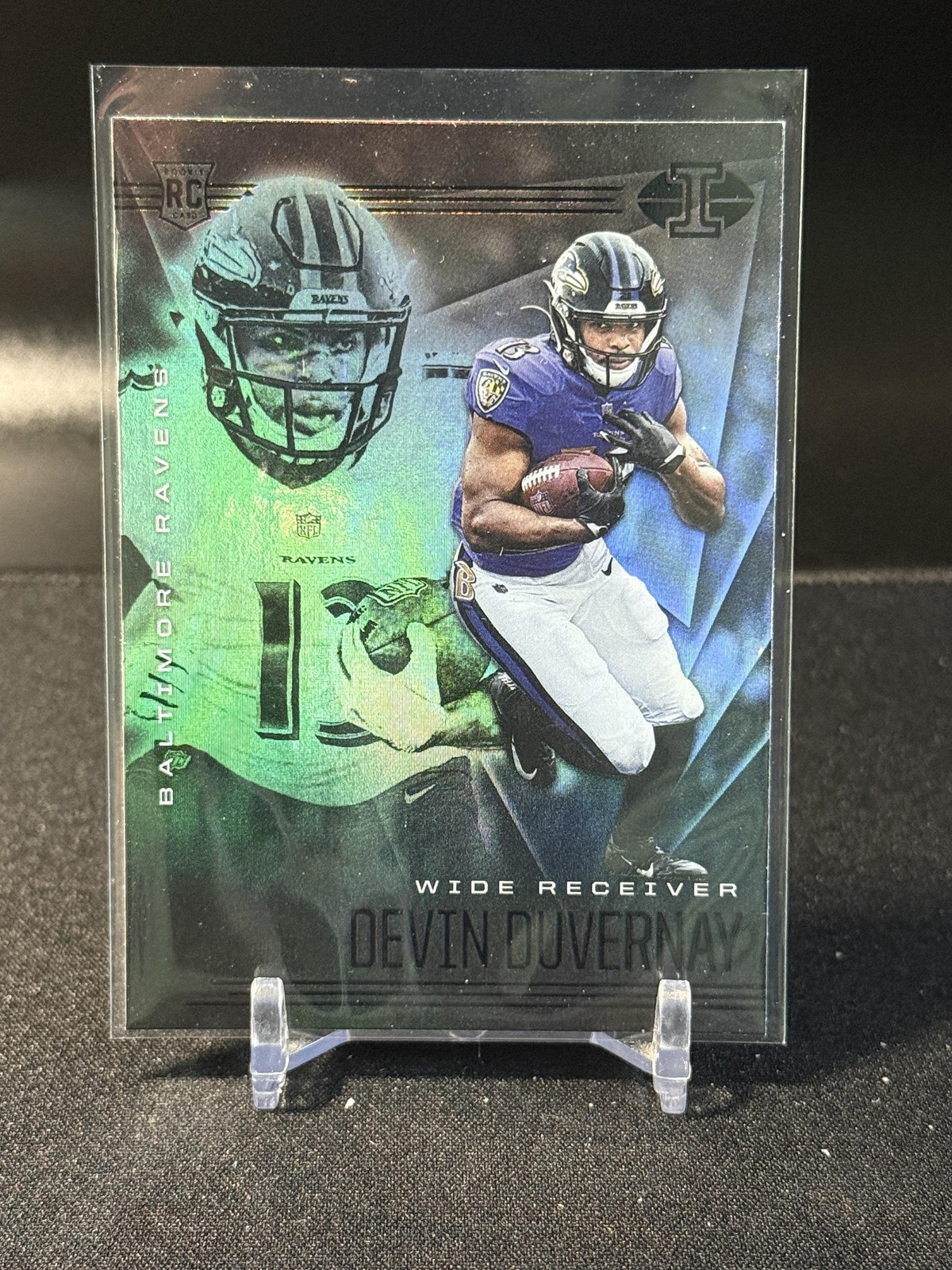 Devin Duvernay 2020 Panini Illusions #38 Retail Rookie Baltimore Ravens A/3/4