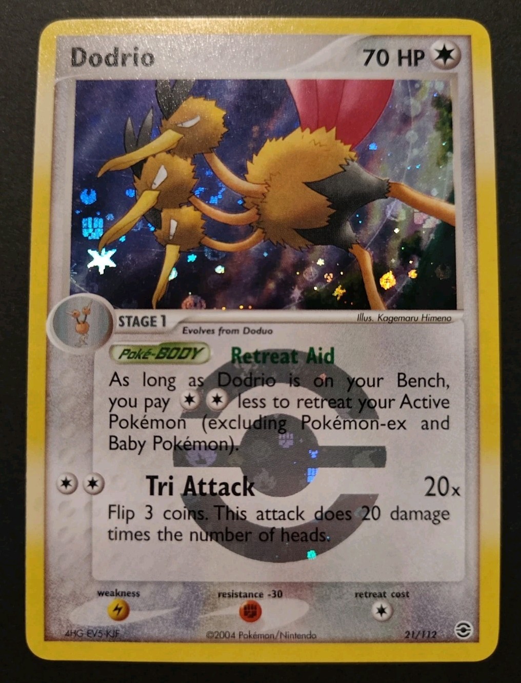 Dodrio 21/112 FireRed & LeafGreen Reverse Holo LP