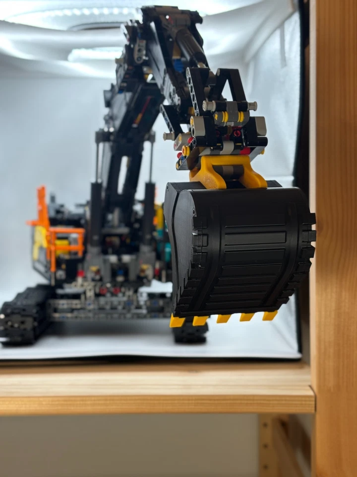 3D Printed Excavator Bucket for 42215_3D Gedruckter Baggerlöffel für Lego 42215 - Bild 3 von 4