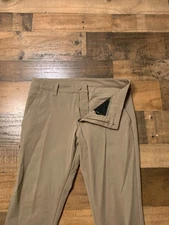 BYLT Pants Mens 33 Beige Everyday Pant 2.0 Skinny Fit Work Preppy Trousers