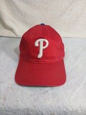 Vintage Philadelphia Phillies Twins Enterprise Snapback Hat Cap MLB Baseball Red