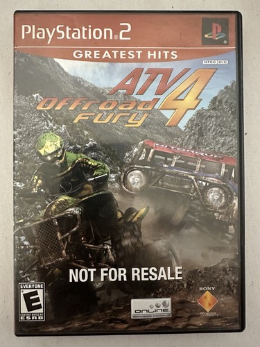 ATV Offroad Fury 4 Greatest Hits NOT FOR RESALE (PS2, 2006)CIB TESTED - Picture 1 of 6