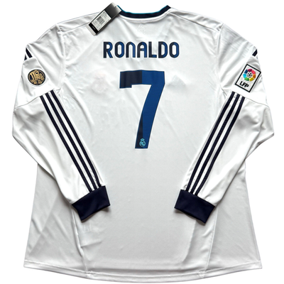 adidas Real Madrid FC 2012/13 Home Long Sleeve Soccer Jersey 2xl
