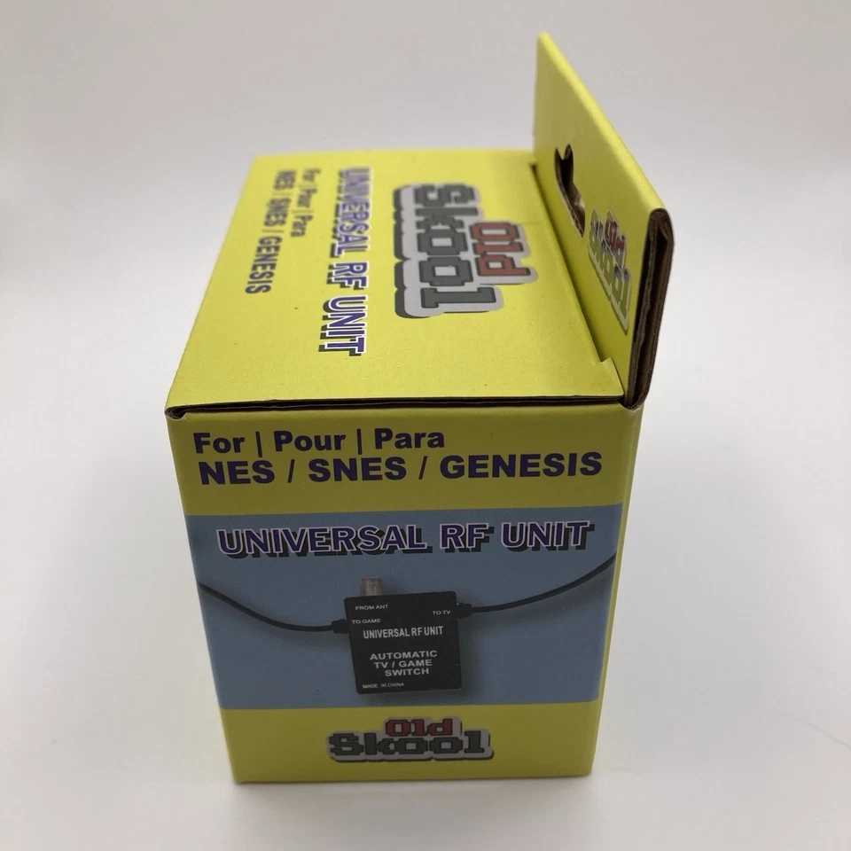 Old Skool Universal RF Unit For Nintendo NES SNES And Sega Genesis NEW IN BOX - Image 4 of 4