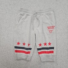 Chicago Bulls Shorts vintage sweatshort logo NBA logo gray size L 90s rare