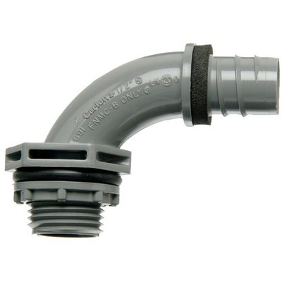 Carlon 3/4 In. 90 Deg Non-Metallic Liquid Tight Fitting LN20EACTN Carlon