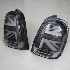 Pair LED Union Jack Rear Lamp Tail Lights For Mini Cooper F55 F56 F57 2014-22