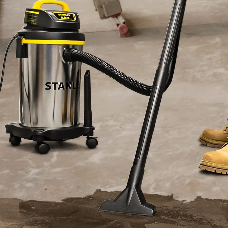 Stanley SL18129 Aspiradora Húmeda/Seca, 4 Galones Compacta Portátil Resistente Hogar, Trabajo Foto 2 de 4
