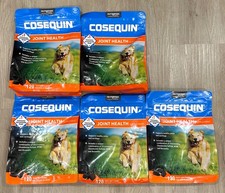  5 Cosequin DS Joint Health Supplement for Dogs 600 Soft Chews BRAND NEW 