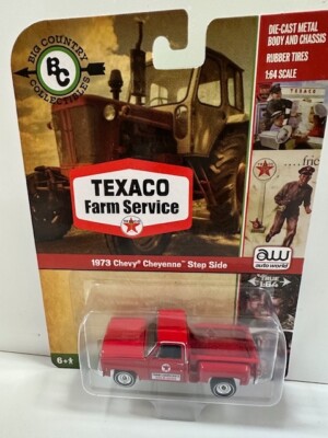 2023 AUTO WORLD 1973 CHEVY CHEYENNE STEP SIDE TEXACO FARM BIG COUNTRY