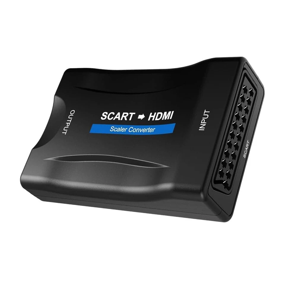 Scart zu auf HDMI Adapter Konverter Wandler AV Scaler Converter 1080P HD TV NEU - Bild 2 von 4
