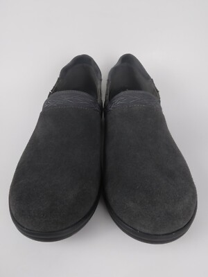Jambu Betty Gray Slip On Loafers Casual Leather Suede Womens  display picture 1