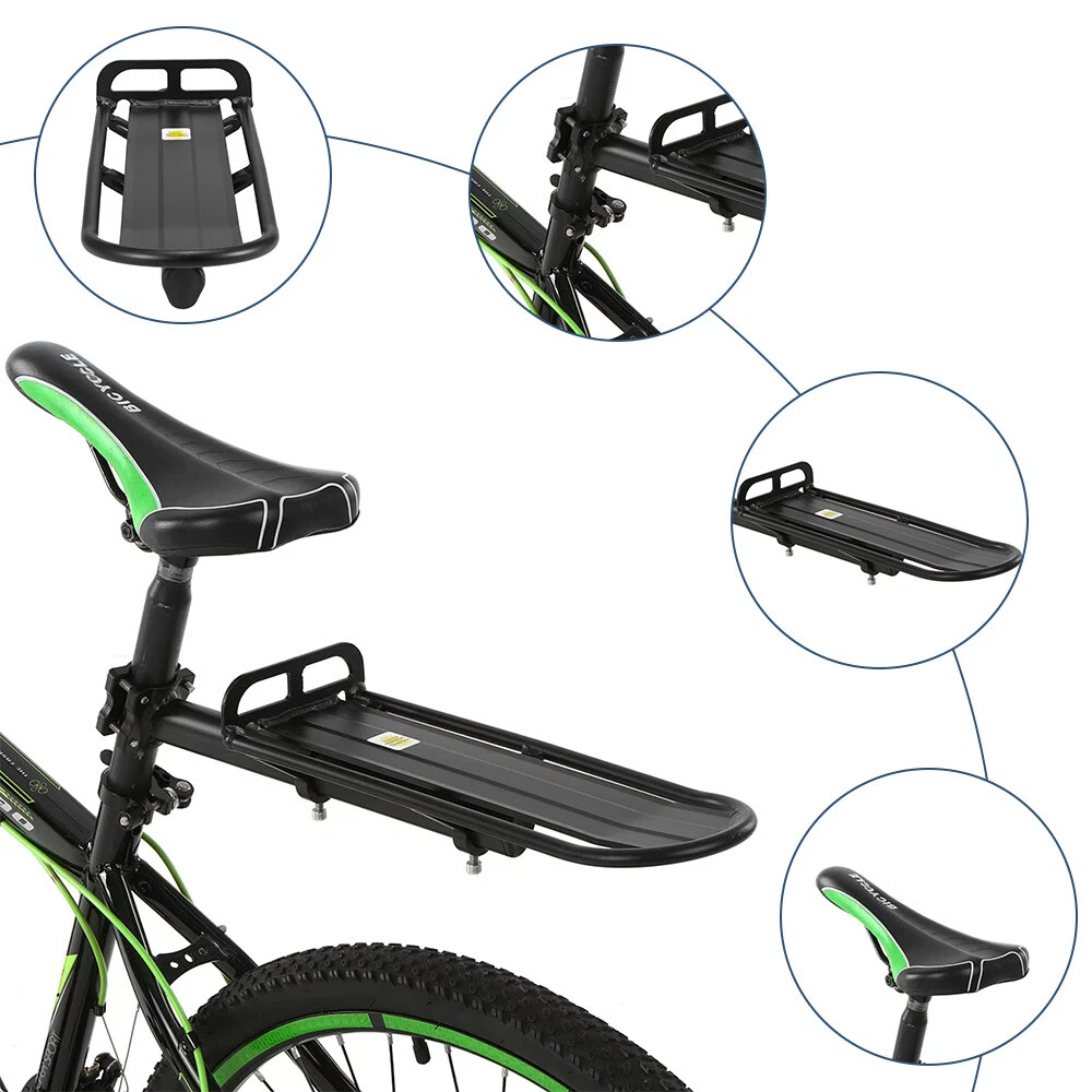 Bike Bicycle Rear Rack Retractable Pannier Luggage Cargo Carrier Rack Shelf AU