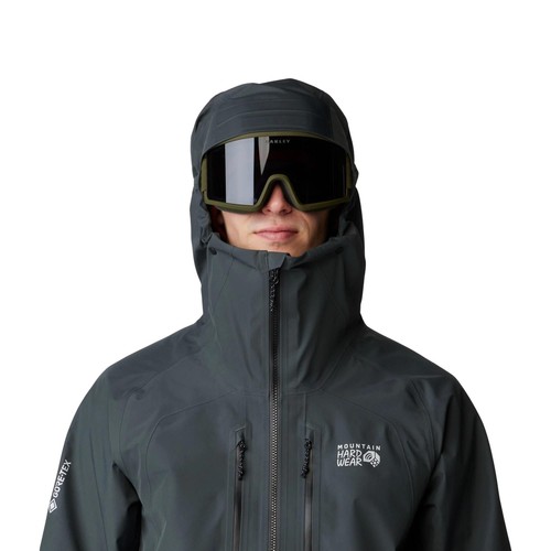 Chaqueta de invierno Mountain Hardwear Boundary Ridge Gore-Tex para hombre, volcánica, mediana - Imagen 3 de 6