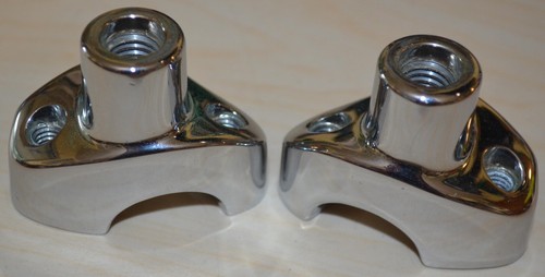 1 7/8" sSeel Chrome-plated Handlebar Risers USED - Bild 6 von 19