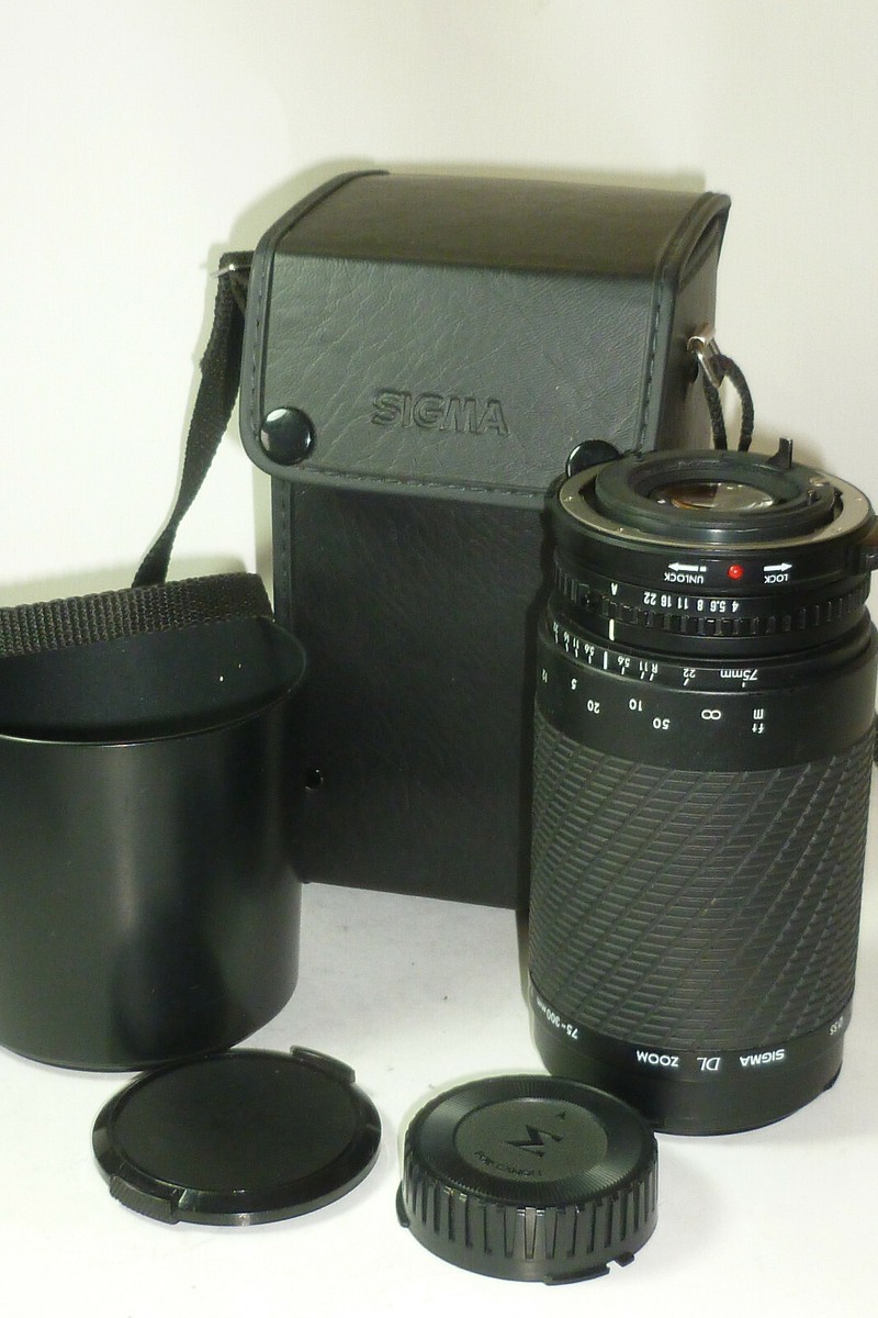 0830G SIGMA   DL ZOOM 75-300ｍｍ 1：4-5.6 SIGMA DL Zoom 75-300mm 1:4-5.6 Multi Coated Macro Lens for