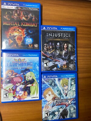 4 fighting Playstation PS Vita Games Lot -tested- Please READ | eBay