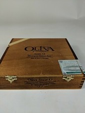 Oliva Serie O Nicaraguan Habano Puro Robusto EMPTY Wooden Cigar Box With Clasp