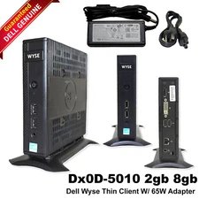 Dell Wyse DX0D 5010 Thin Client AMD G-T48E 1.4GHz 2GB RAM 8GB SSD 13KTW