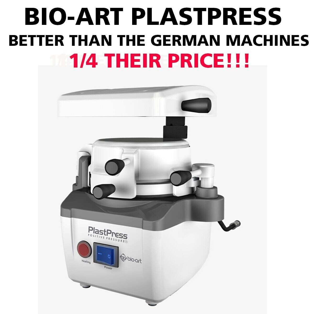 BIOART Dental Lab New Possitive Pressure PlastPress Vacuum Forming