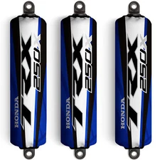 Blue Shock Covers for Honda TRX250 R X Sportrax Fourtrax "Limited Ed" (Set of 3)