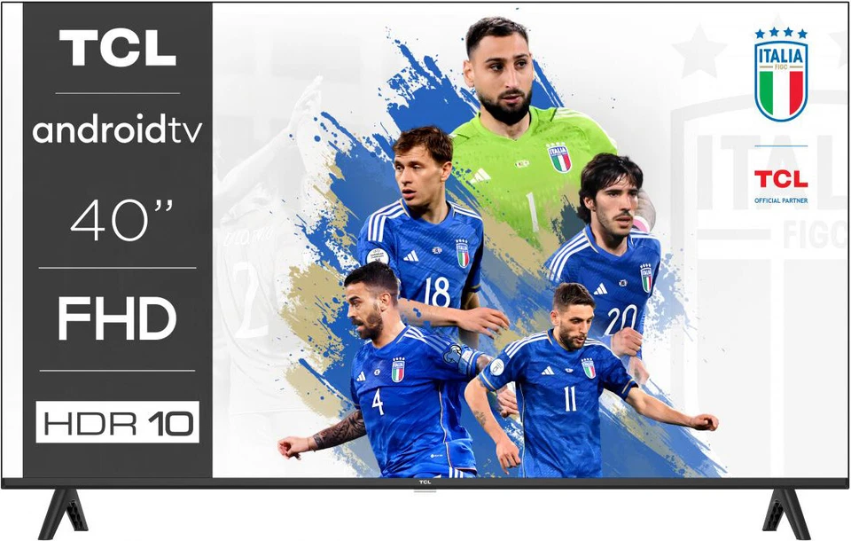 TCL Smart TV 40" FHD LED Android TV Nero Serie S54 40S5400A - Immagine 2 di 4