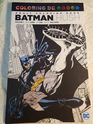 Adult Coloring Book - DC - Batman Hush - Vol 1 - Paperback Graphic ...